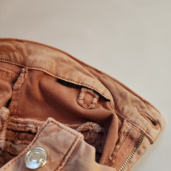 Zara's Womens The Rider In Pink Moto Pant Size 6 Zipper Detail - Picture 7 of 13